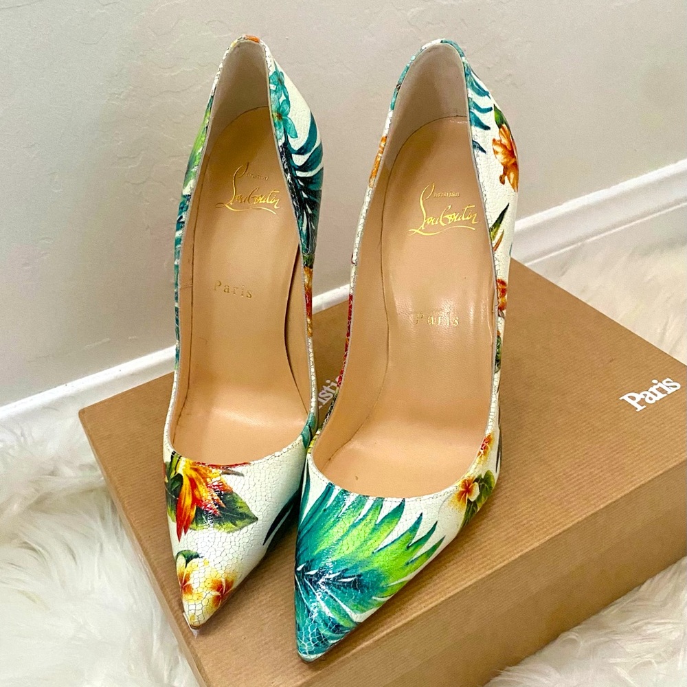 CHRISTIAN LOUBOUTIN SO KATE HAWAIIAN PUMPS